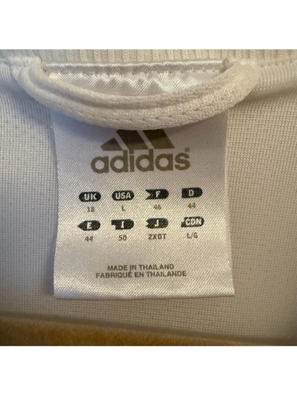 Adidas Womens Track Jacket 3 Stripe Green White Full Zip Pockets Lined Sz Large - Picture 11 of 12